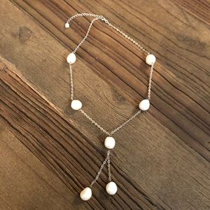Sterling Silver and Mabe Pearl Necklace